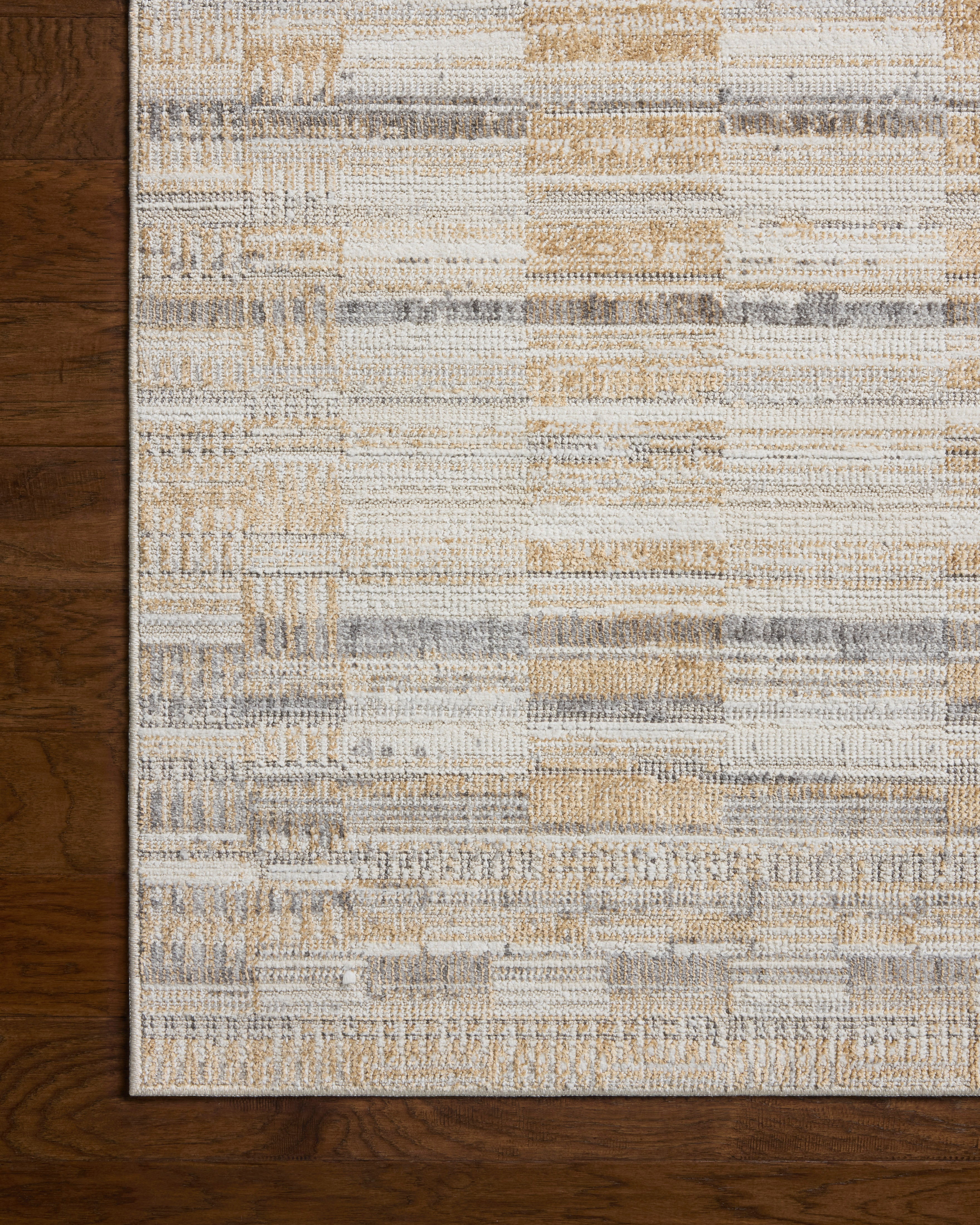 Loloi Roxie Granite / Gold Rug RUGS - synthetic Loloi