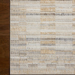 Loloi Roxie Granite / Gold Square Rug RUGS - synthetic Loloi