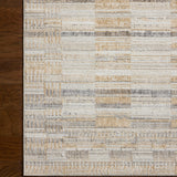 Loloi Roxie Granite / Gold Square Rug RUGS - synthetic Loloi