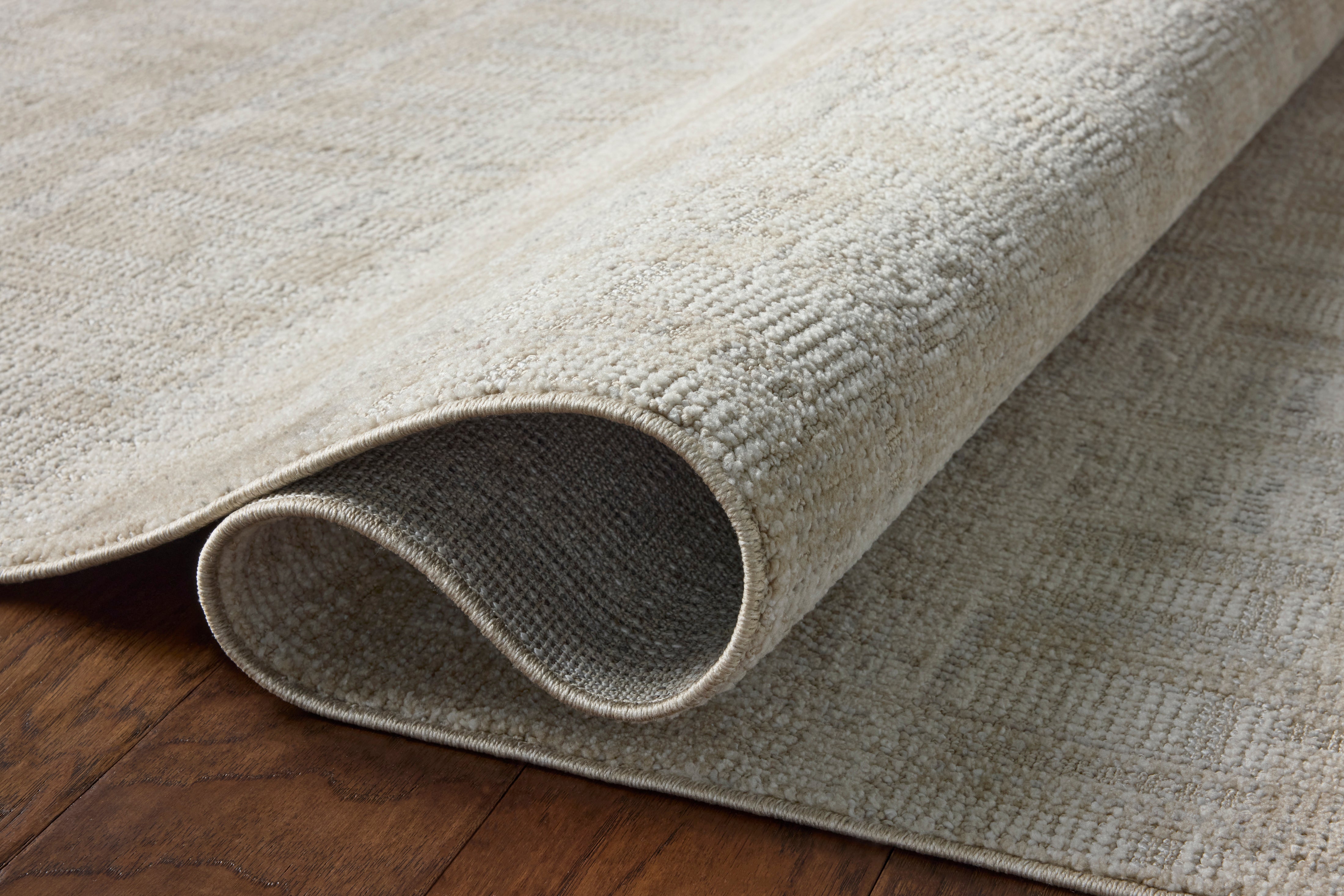 Loloi Roxie Ivory / Natural Square Rug RUGS - synthetic Loloi