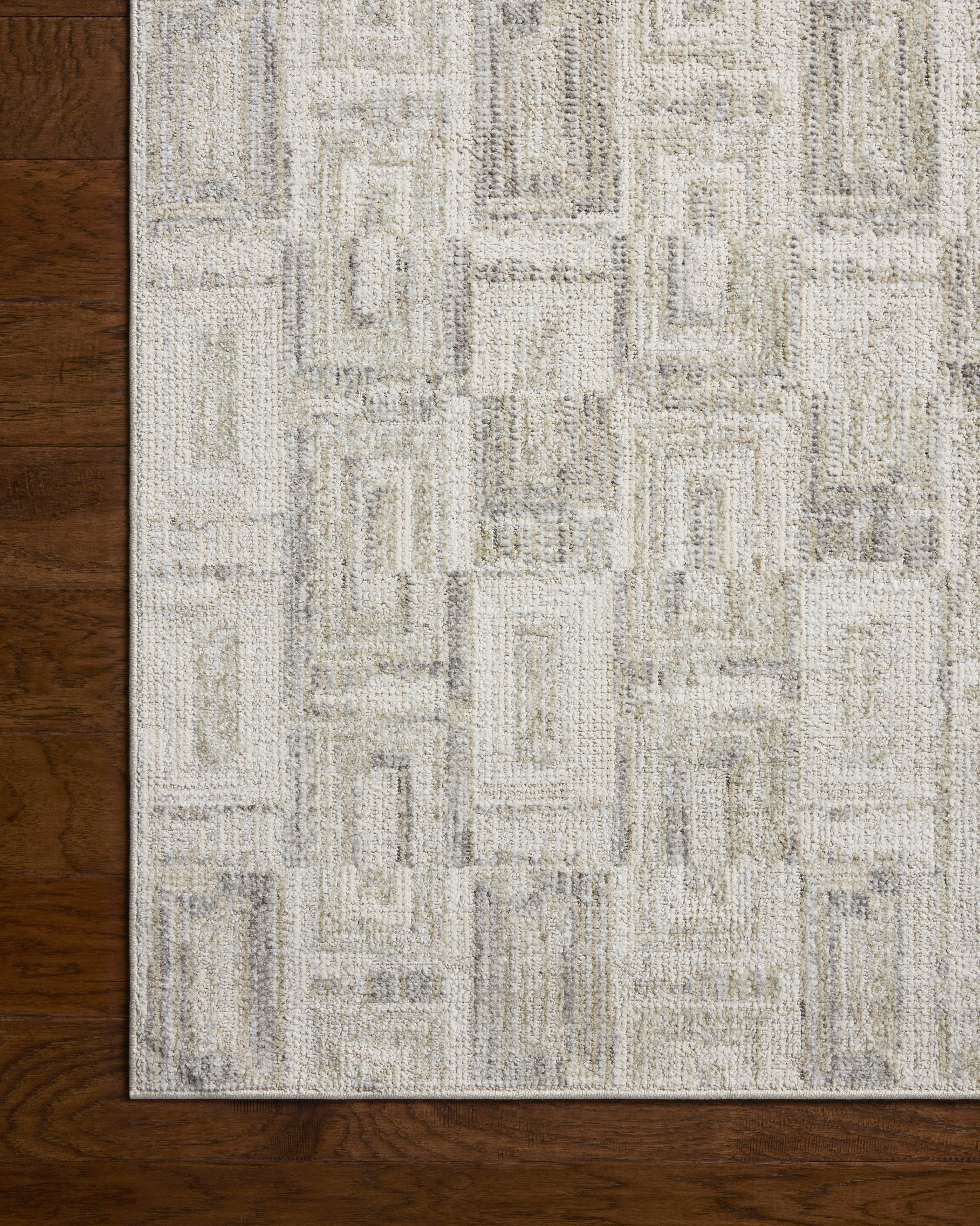 Loloi Roxie Bone / Sage Rug RUGS - synthetic Loloi 18" x 18"