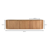 Toby Media Bench FURNITURE - console table Moe's Furniture