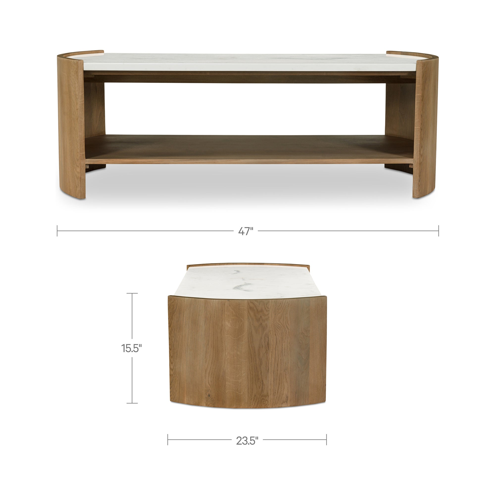 Fawne Coffee Table FURNITURE - coffee table Moe's Furniture