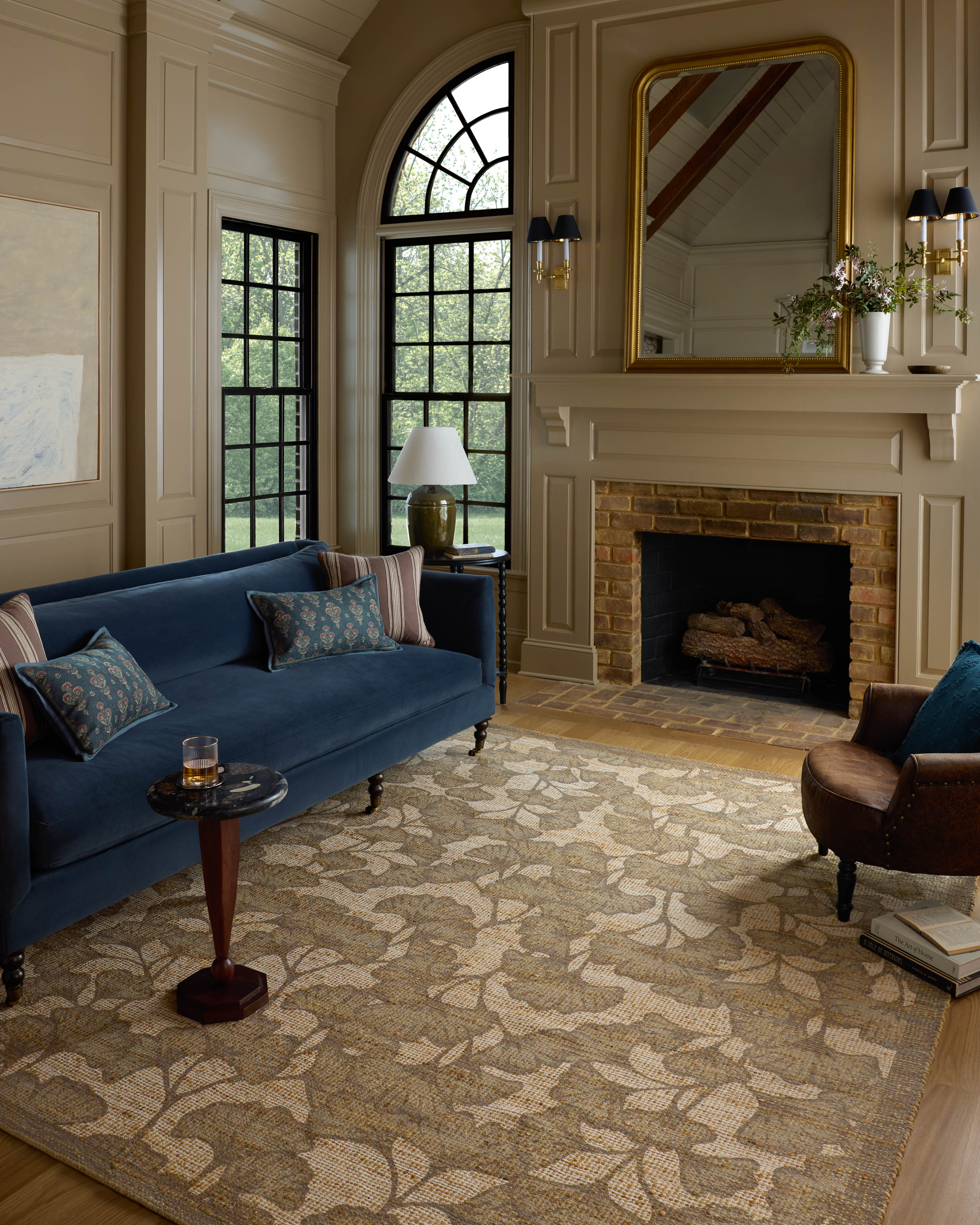Chris Loves Julia x Loloi Rue Olive / Sage Rug RUGS - jute Loloi