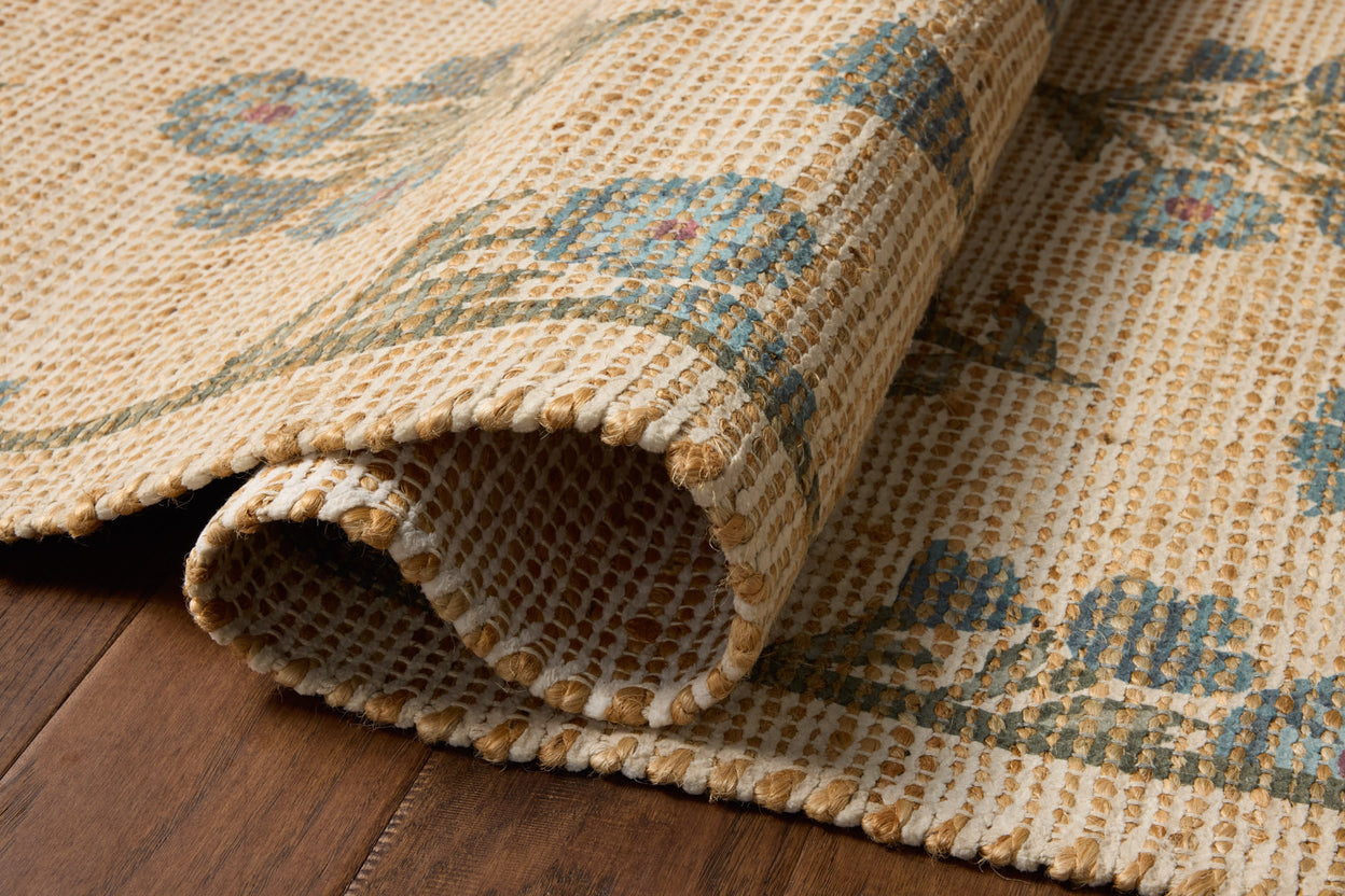 IN STORE - Chris Loves Julia x Loloi Rue Moss / Blue Rug IN STORE - rugs Loloi