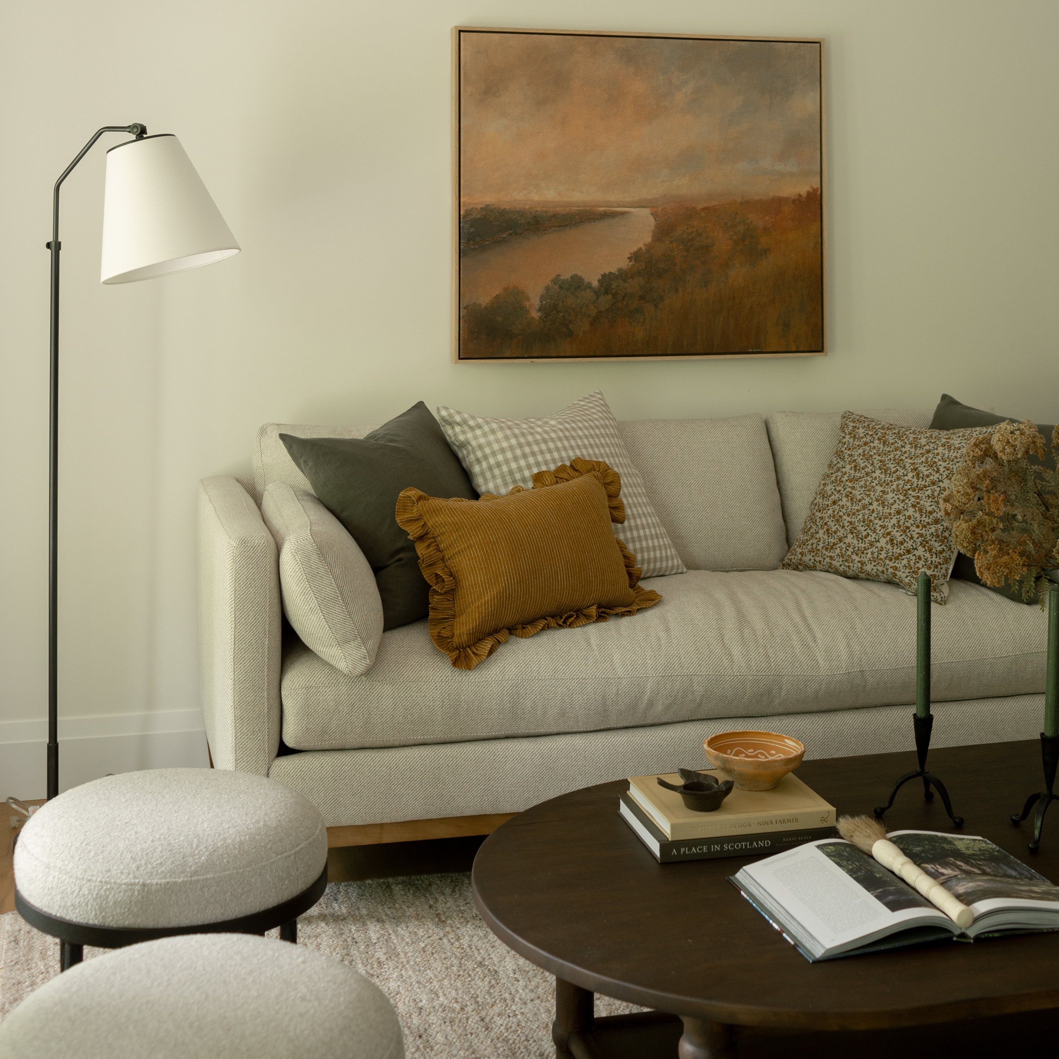 Rae Ruffle Pillow Cover 2 - PILLOWS - linen - warm Rug & Weave Pillows