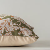 Chris Loves Julia x Loloi Matilda Olive/Orange Pillow