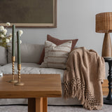 Amber Lewis x Loloi Mitzi Oatmeal Pillow