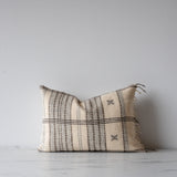 Cream Bhujodi Fringe Pillow Cover