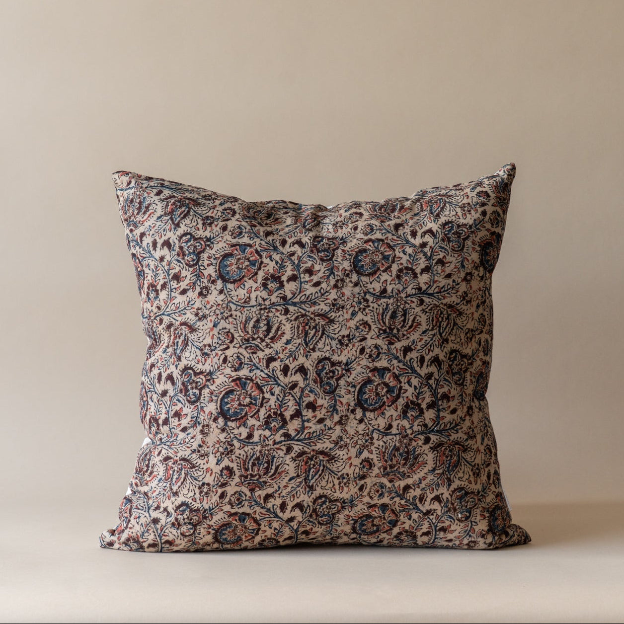 Layla Floral Pillow Cover 2 - PILLOWS - block print - warm Rug & Weave Pillows