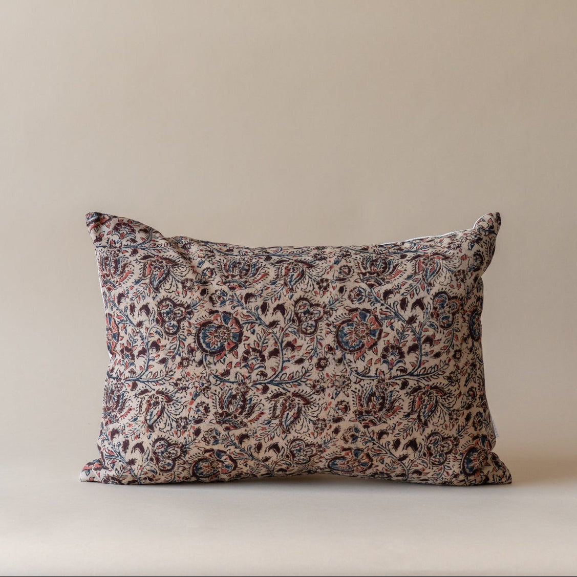 Layla Floral Pillow Cover 2 - PILLOWS - block print - warm Rug & Weave Pillows