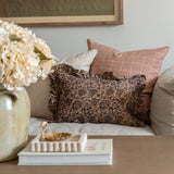 Layla Floral Ruffle Pillow Cover