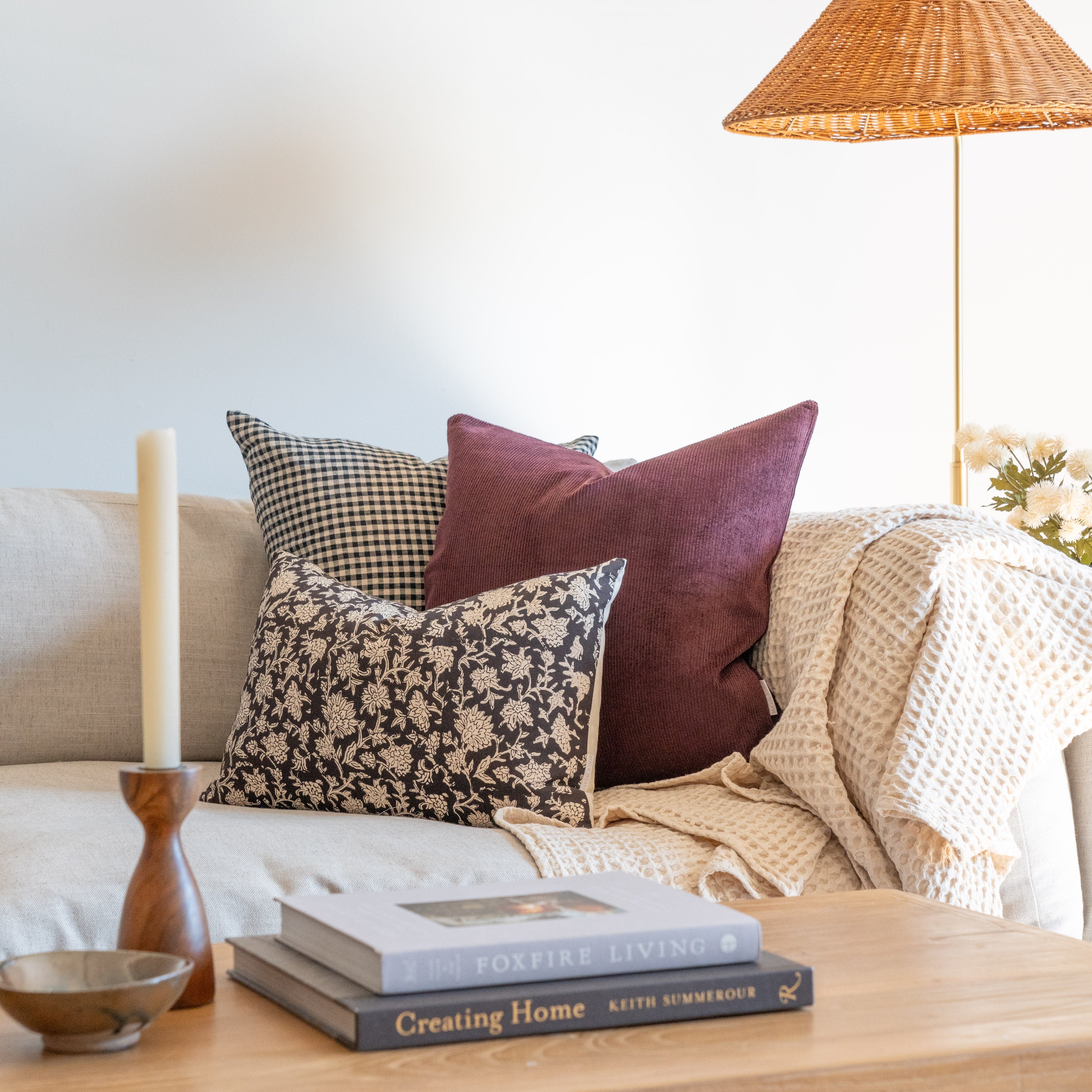Cora Pillow Cover 3 - PILLOWS - essentials - cool Rug & Weave Pillows
