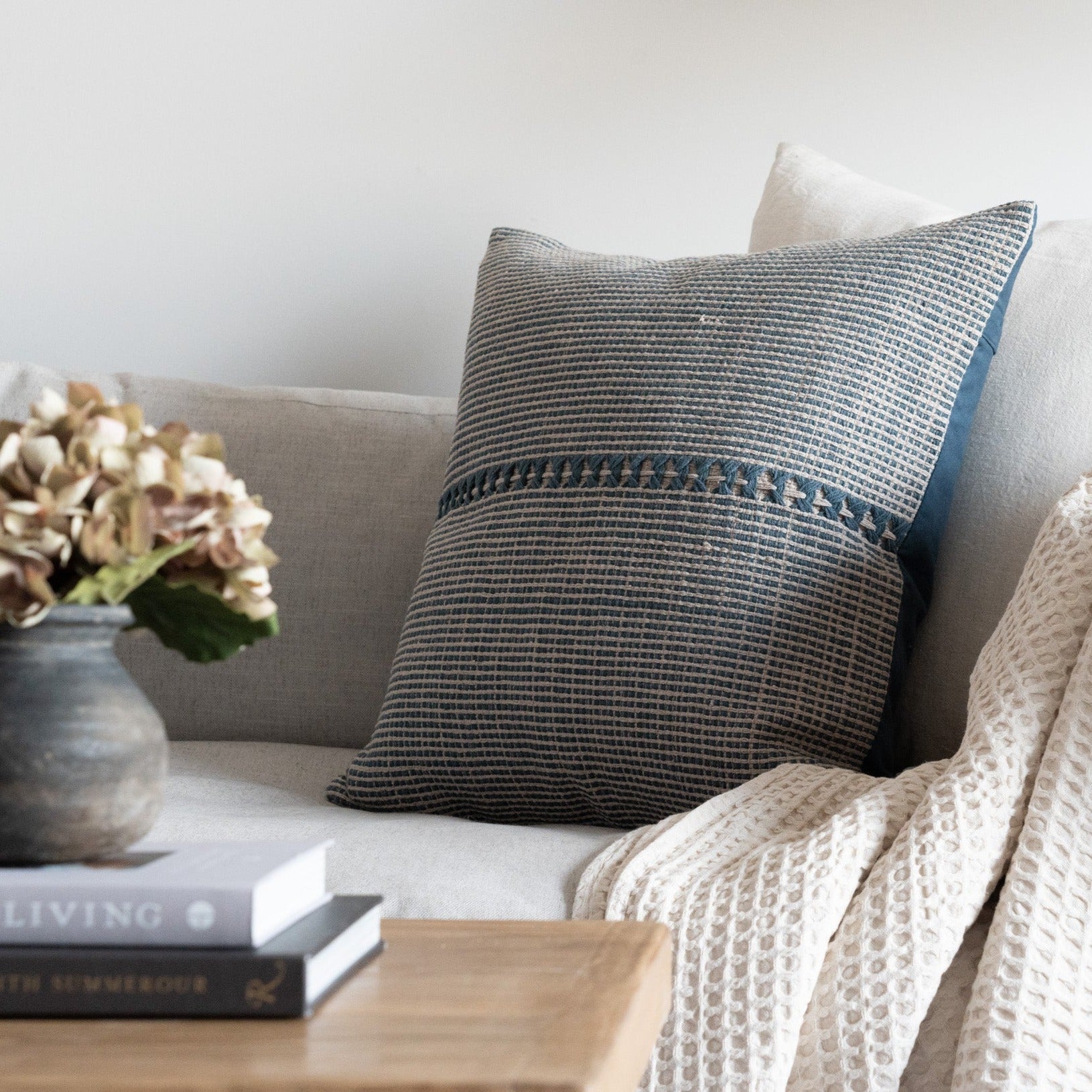 IN-STORE Chris Loves Julia x Loloi Landon Pillow Cover 3 - PILLOWS - essentials - cool Loloi