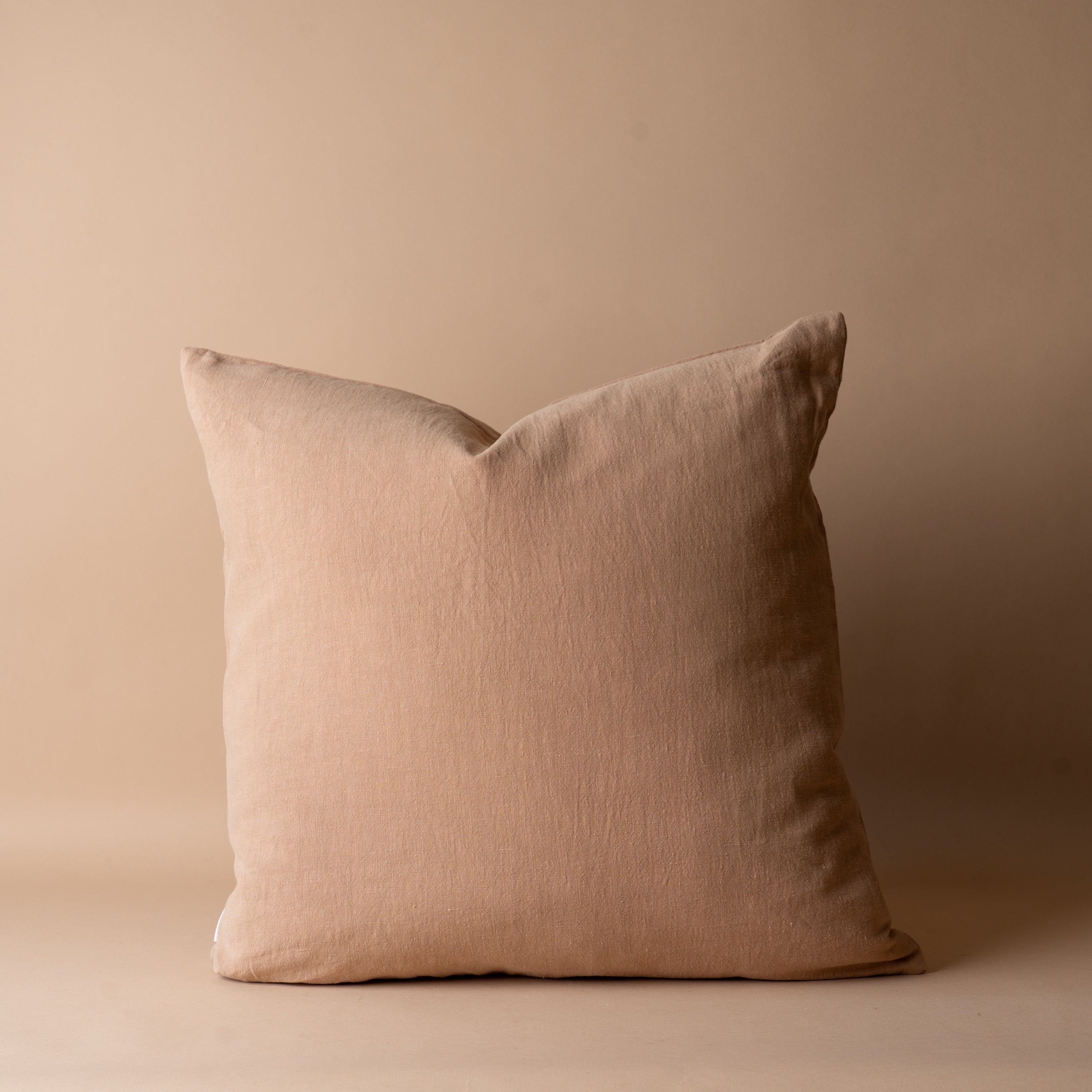 Latte Linen Pillow Cover 1 - PILLOWS - linen - neutral Rug & Weave Pillows