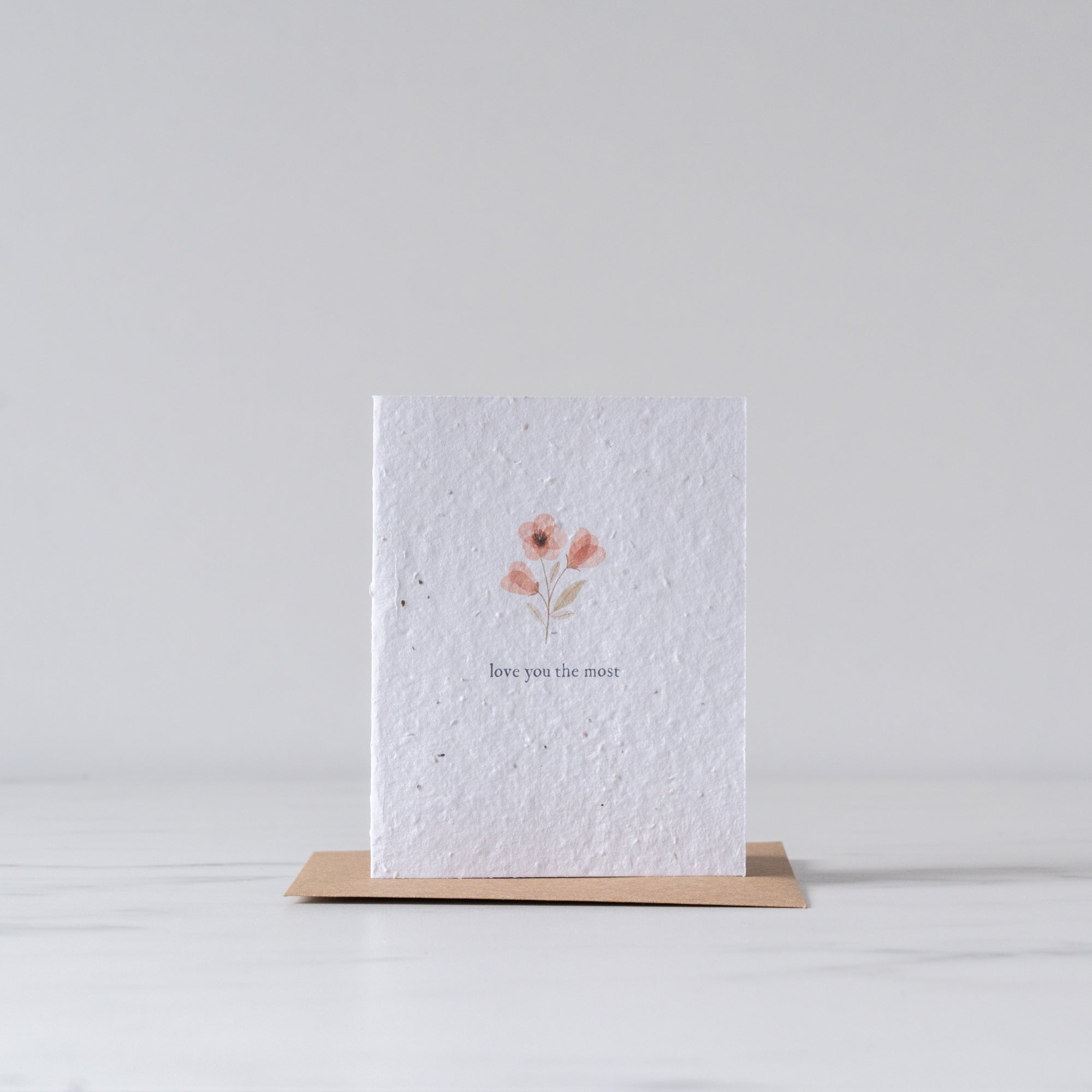 Love You the Most Plantable Card - Rug & Weave