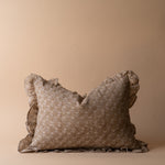 Samson Block Print Ruffle Pillow Cover 2 - PILLOWS - Block print - warm ORNA HOUSE