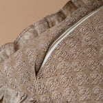 Samson Block Print Ruffle Pillow Cover 2 - PILLOWS - Block print - warm ORNA HOUSE