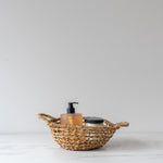 Hand-Woven Seagrass Bowl with Handles