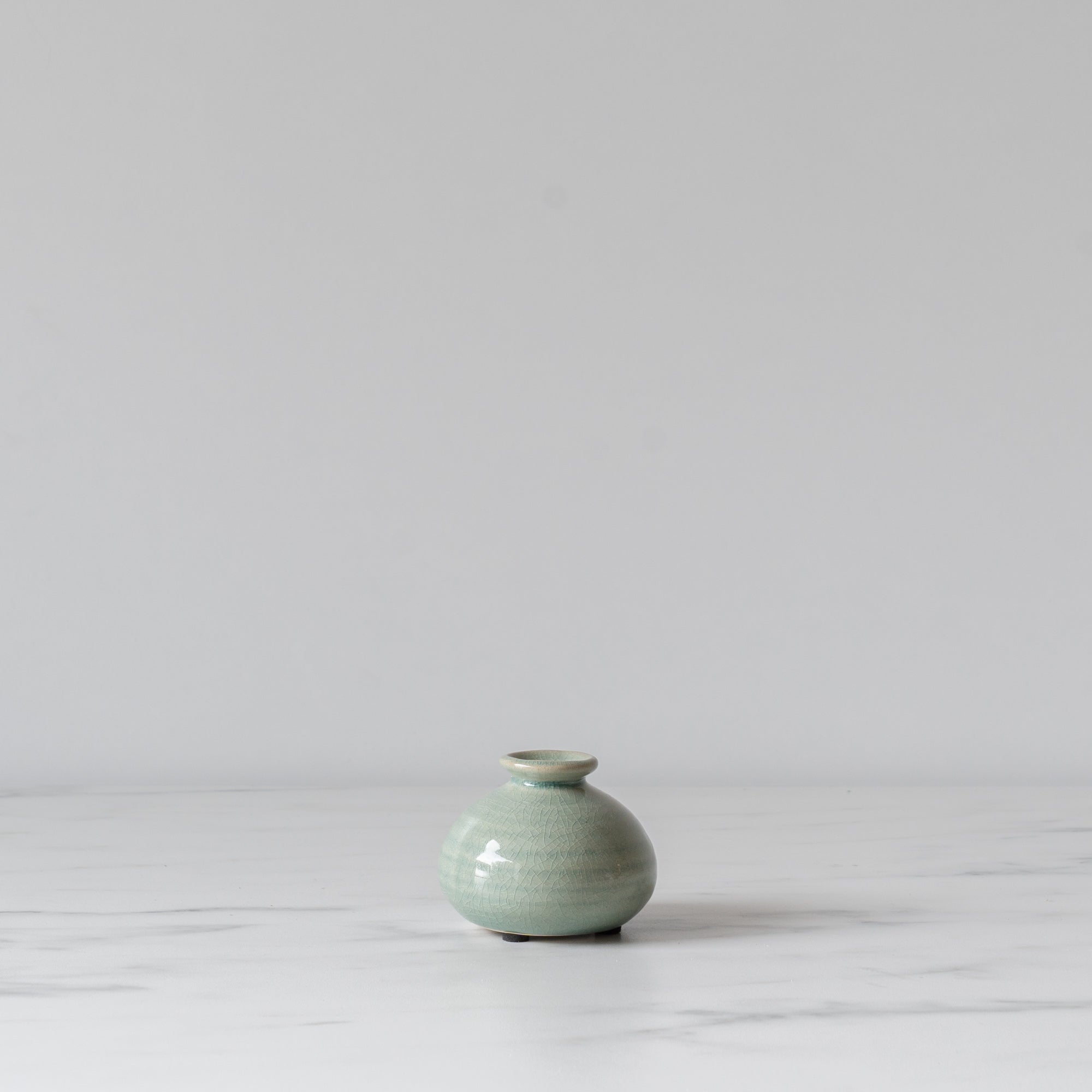 Seafoam Ceramic Bud Vase - Rug & Weave