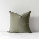 Sage Linen Pillow Cover