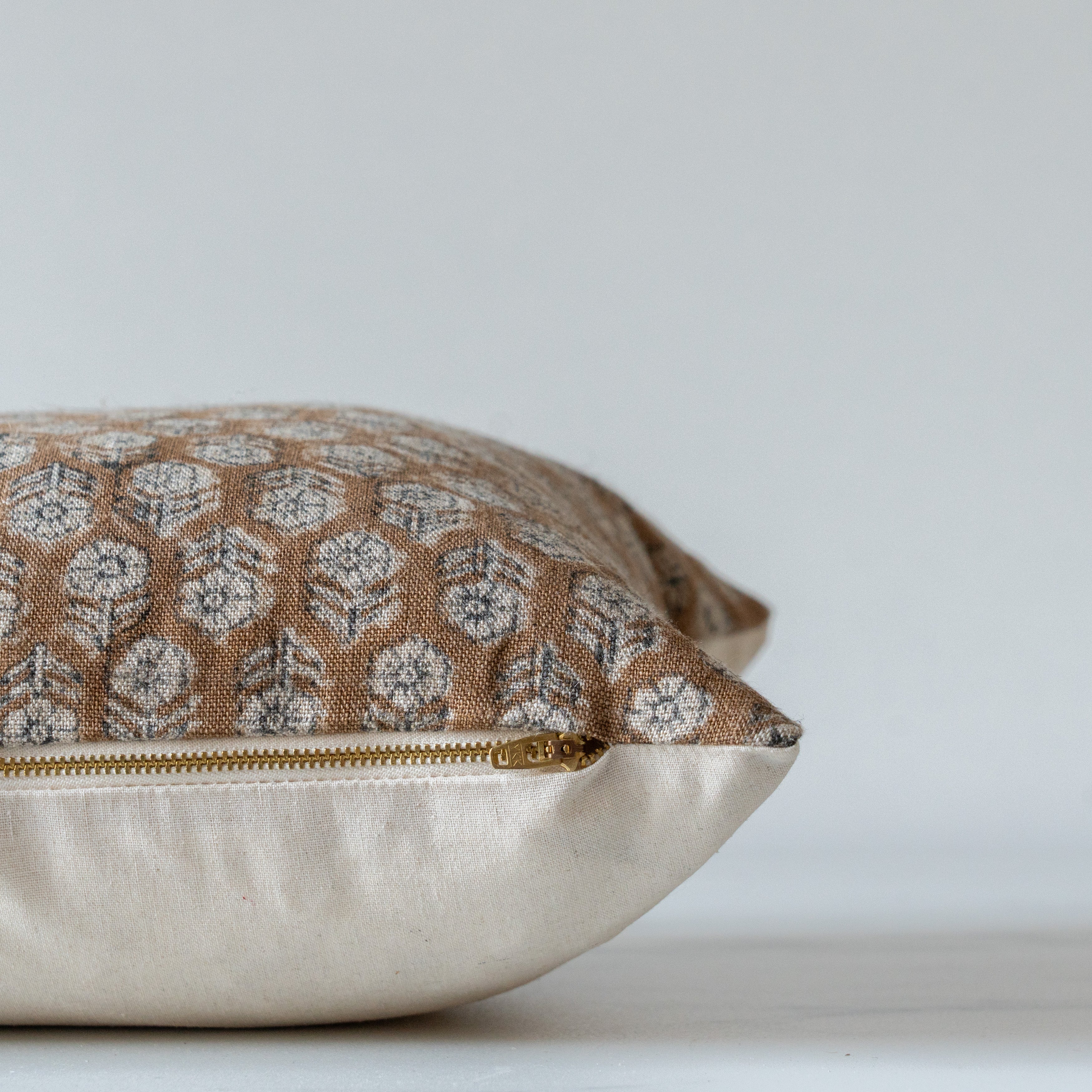 Betsy Block Print Pillow Cover 00-2 - PILLOWS - Block print - warm Rug & Weave Pillows
