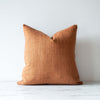 Double Sided Terracotta Thai Woven Pillow Cover