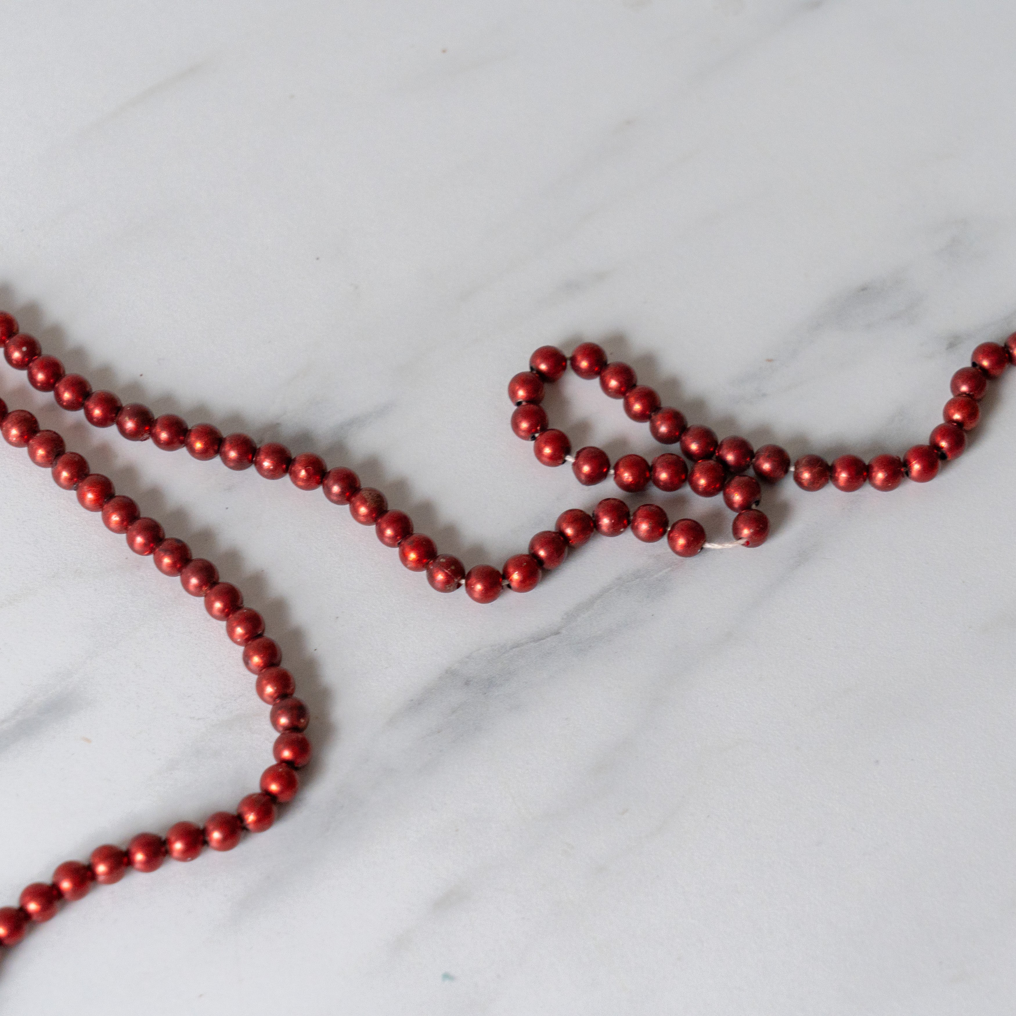 Aged Red Bead Garland CHRISTMAS 2026 Ragon House (Faire)