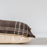 Umber Bhujodi Fringe Pillow Cover