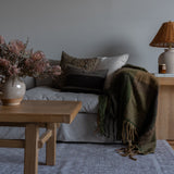 Umber Bhujodi Pillow Cover