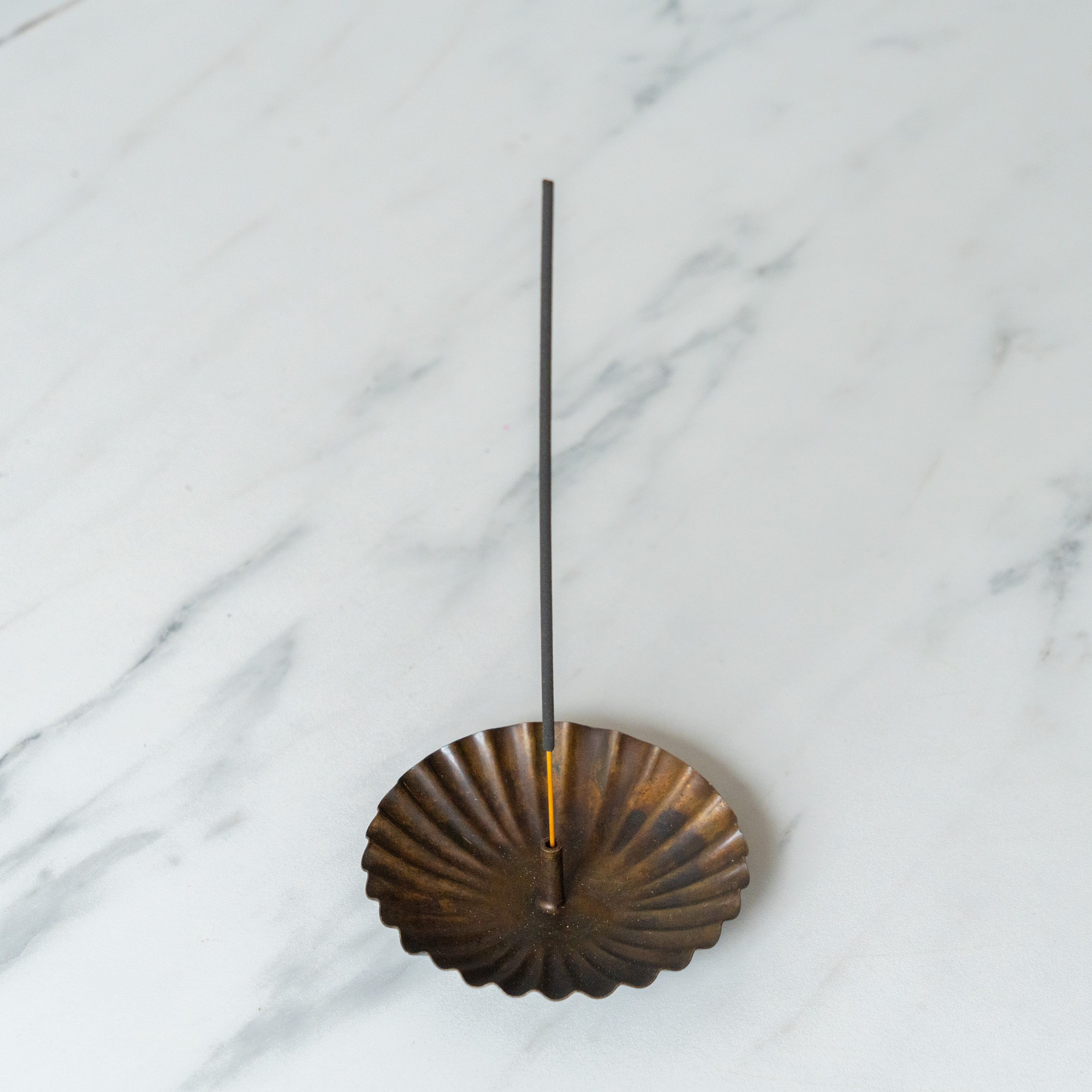 Rug & Weave - Antiqued Flower Petal Incense Holder