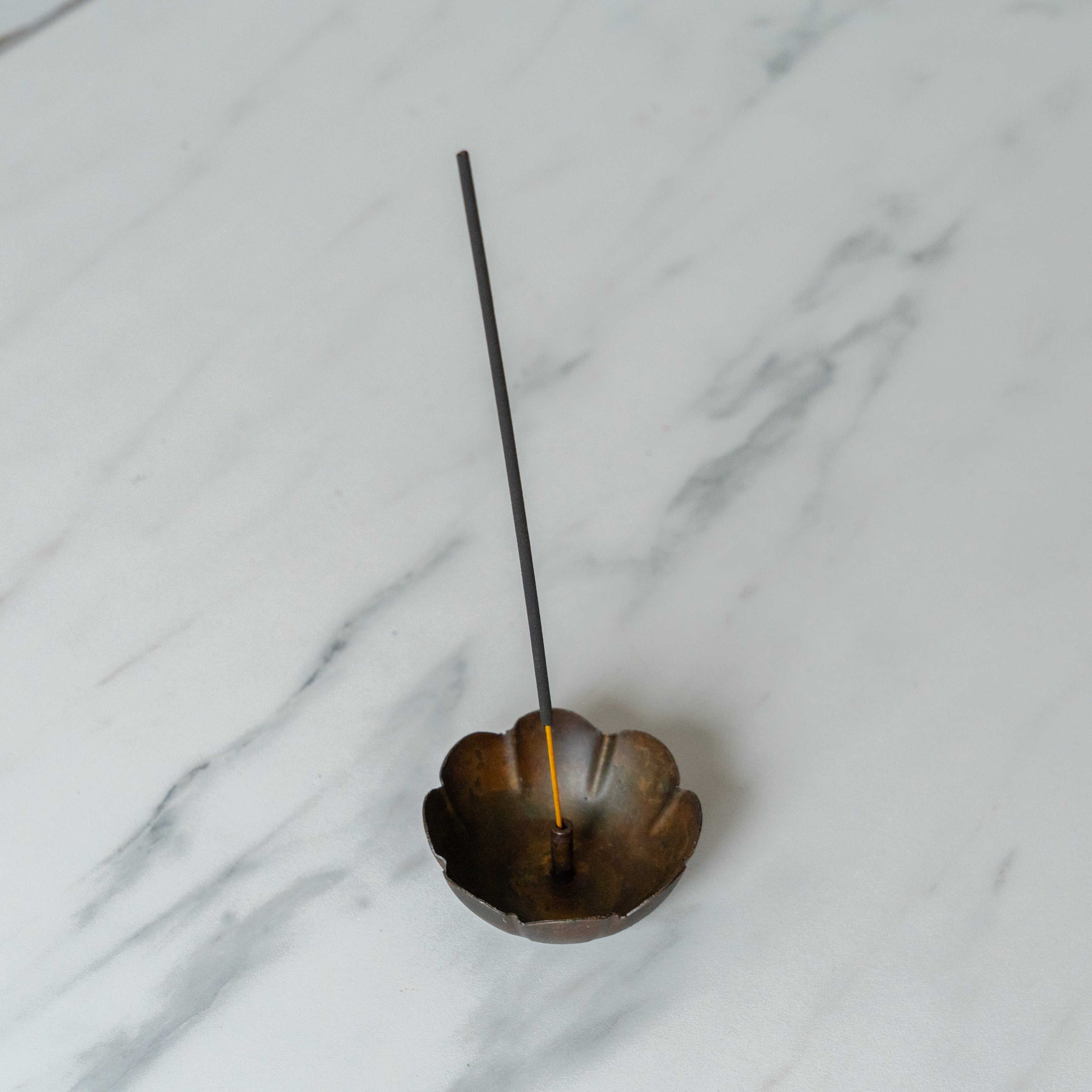 Rug & Weave - Antiqued Scallop Incense Holder