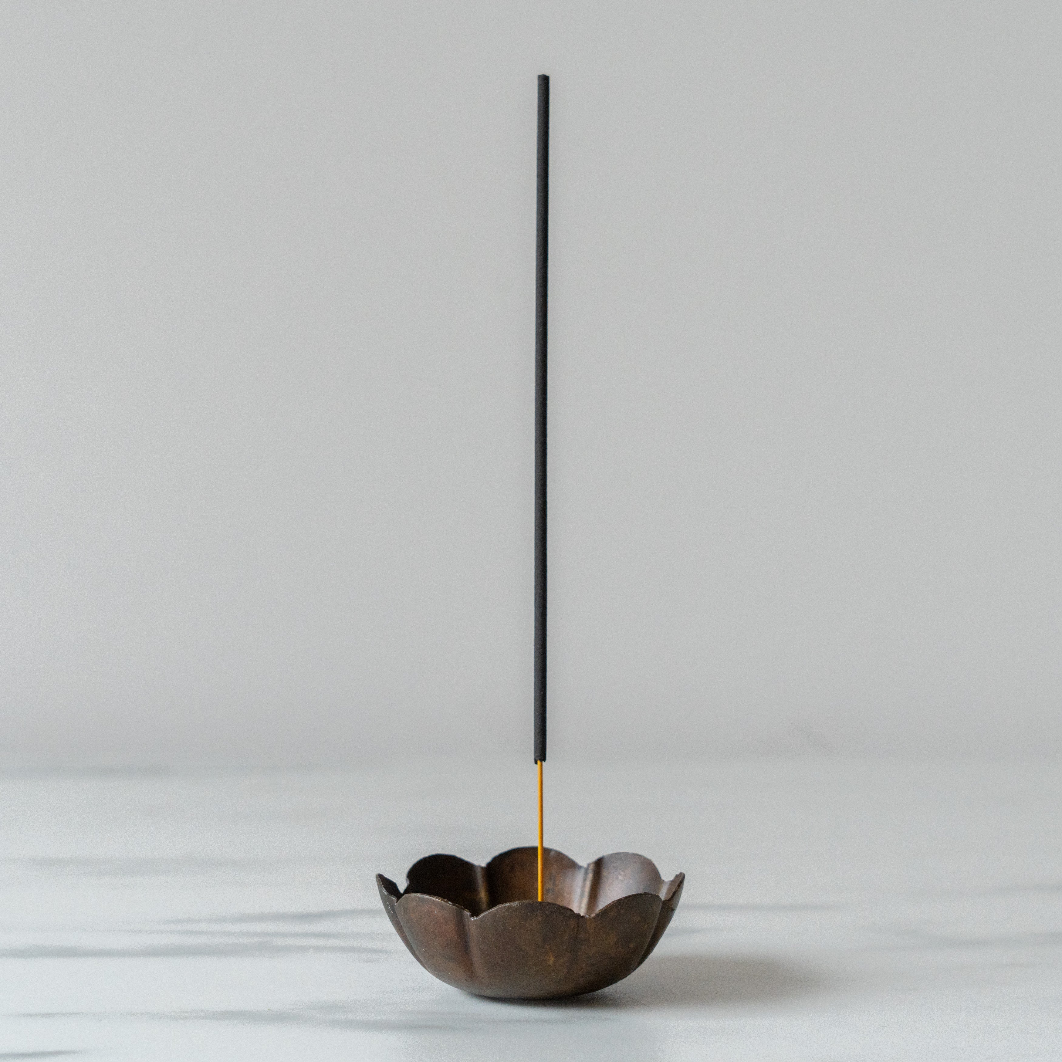 Rug & Weave - Antiqued Scallop Incense Holder