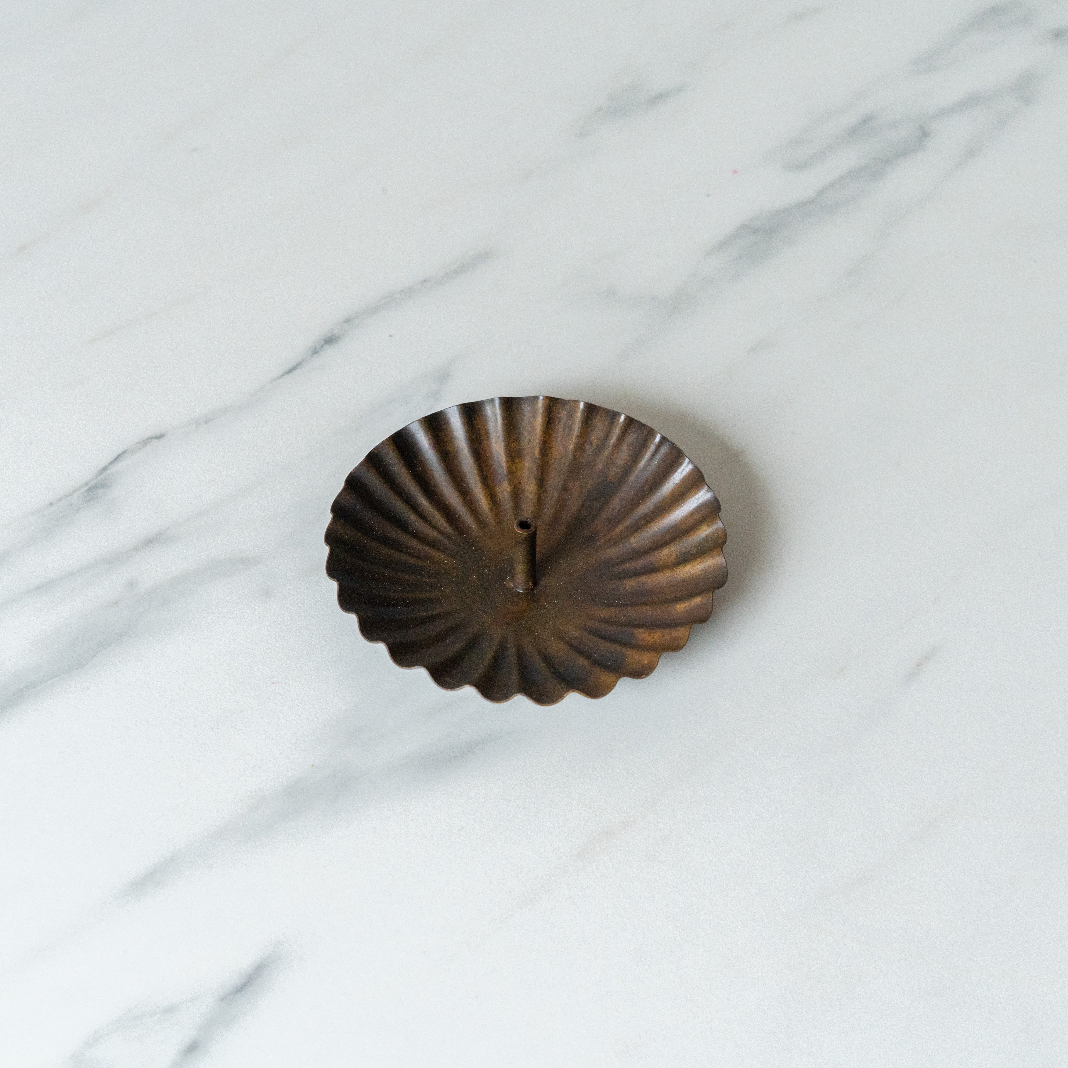 Rug & Weave - Antiqued Flower Petal Incense Holder