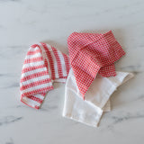 Red Waffle Dish Cloth Set