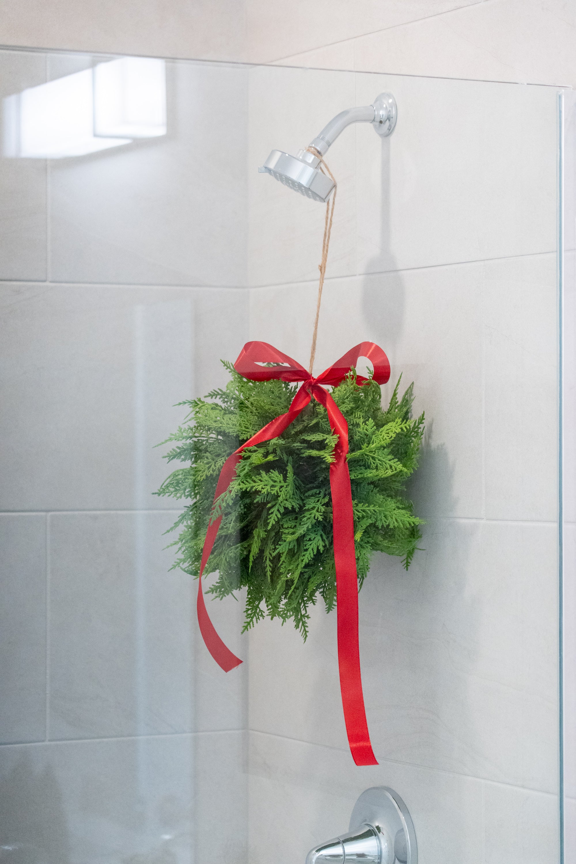 Faux Sequoia Cypress Traditional Kissing Ball CHRISTMAS 2024 Tri W Imports