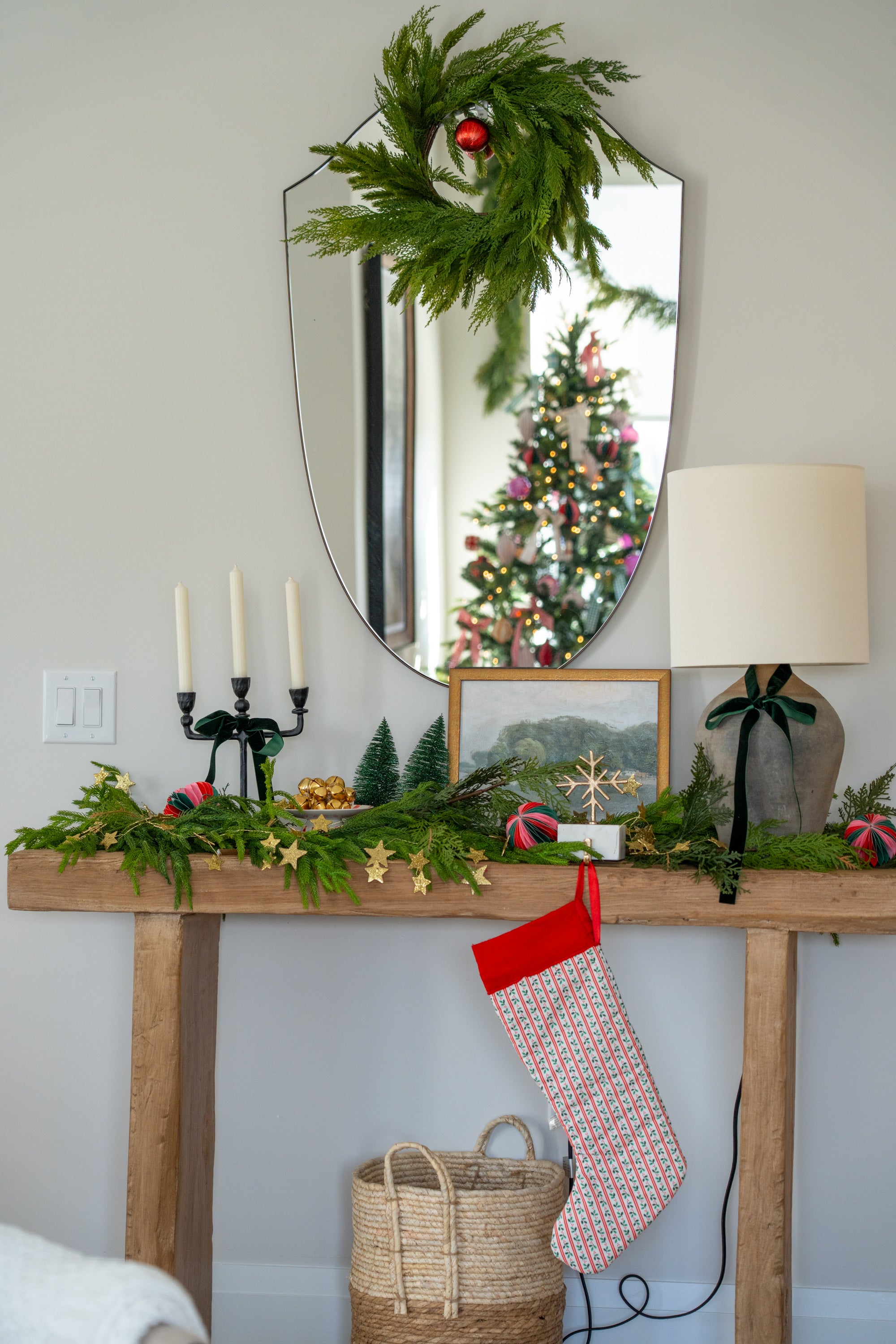 Faux Spruce Garland CHRISTMAS 2025 Tri W Imports