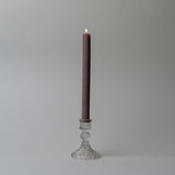 Vintage Inspired Clear Glass Candle Holder
