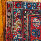 4'3" x 5'8" Antique Caucasian Rug