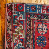 4'3" x 5'8" Antique Caucasian Rug