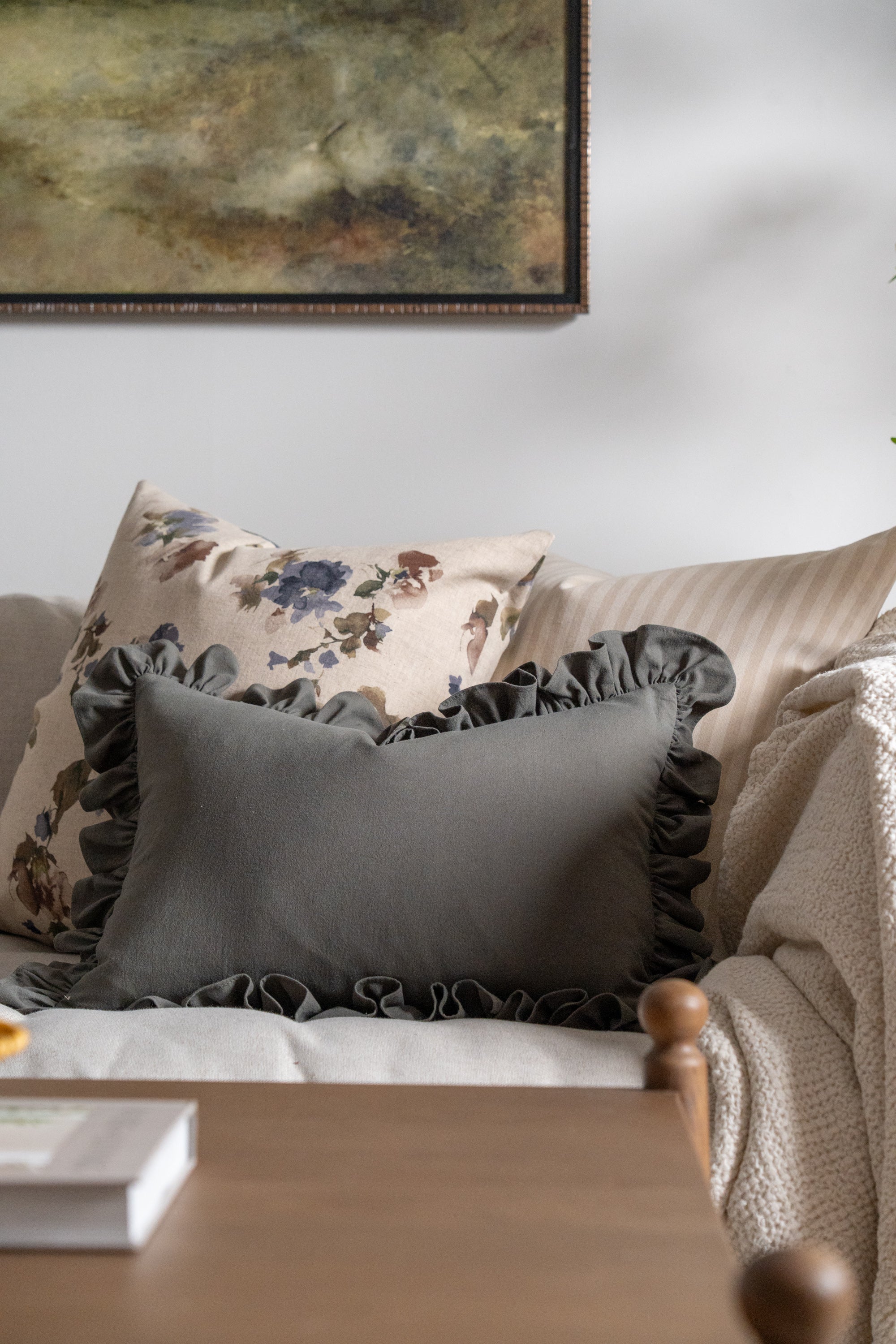 Robbie Pillow Cover 1 - PILLOWS - essentials - neutral Rug & Weave Pillows