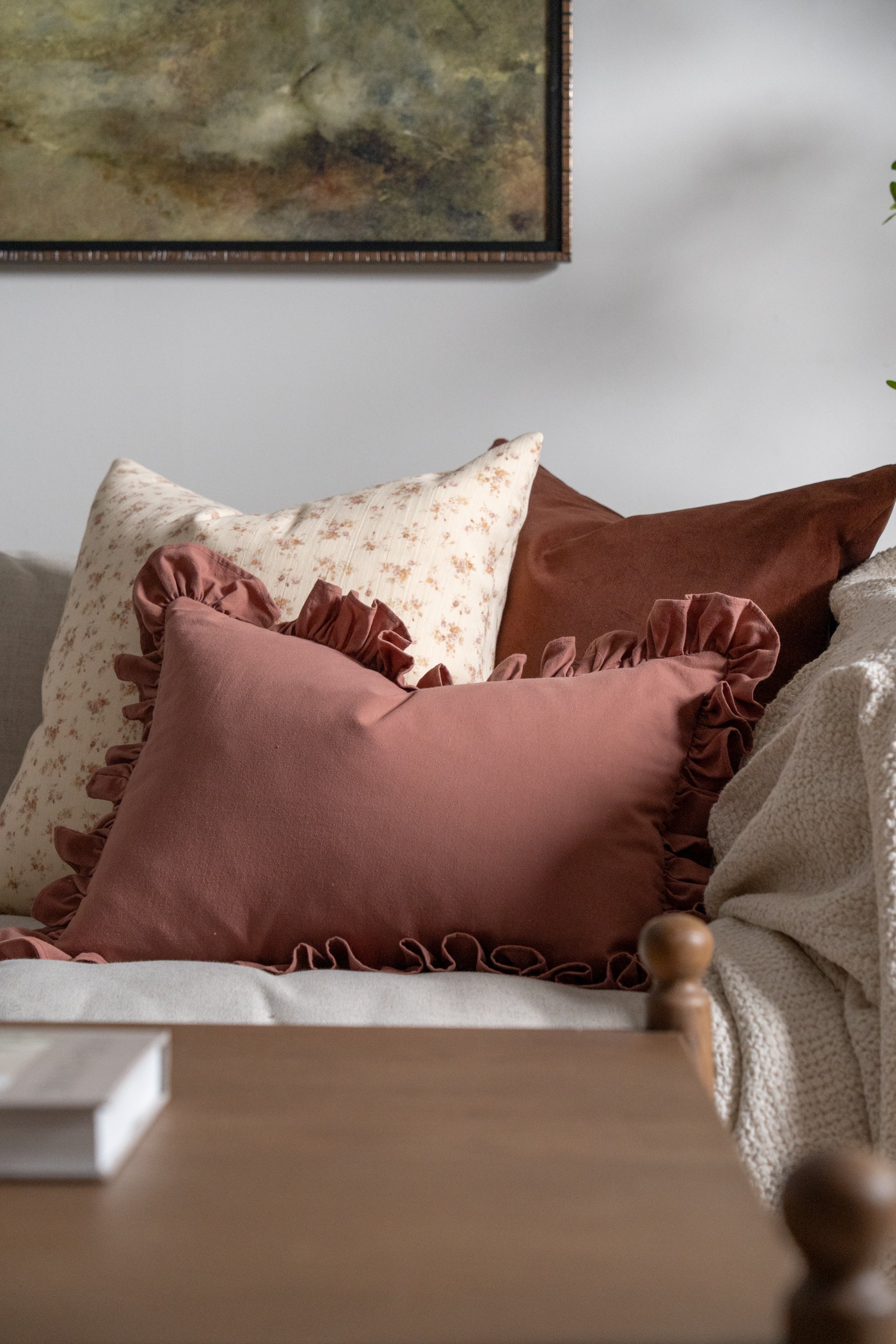 Nutmeg Pillow Cover 1 - PILLOWS - essentials - neutral Rug & Weave Pillows