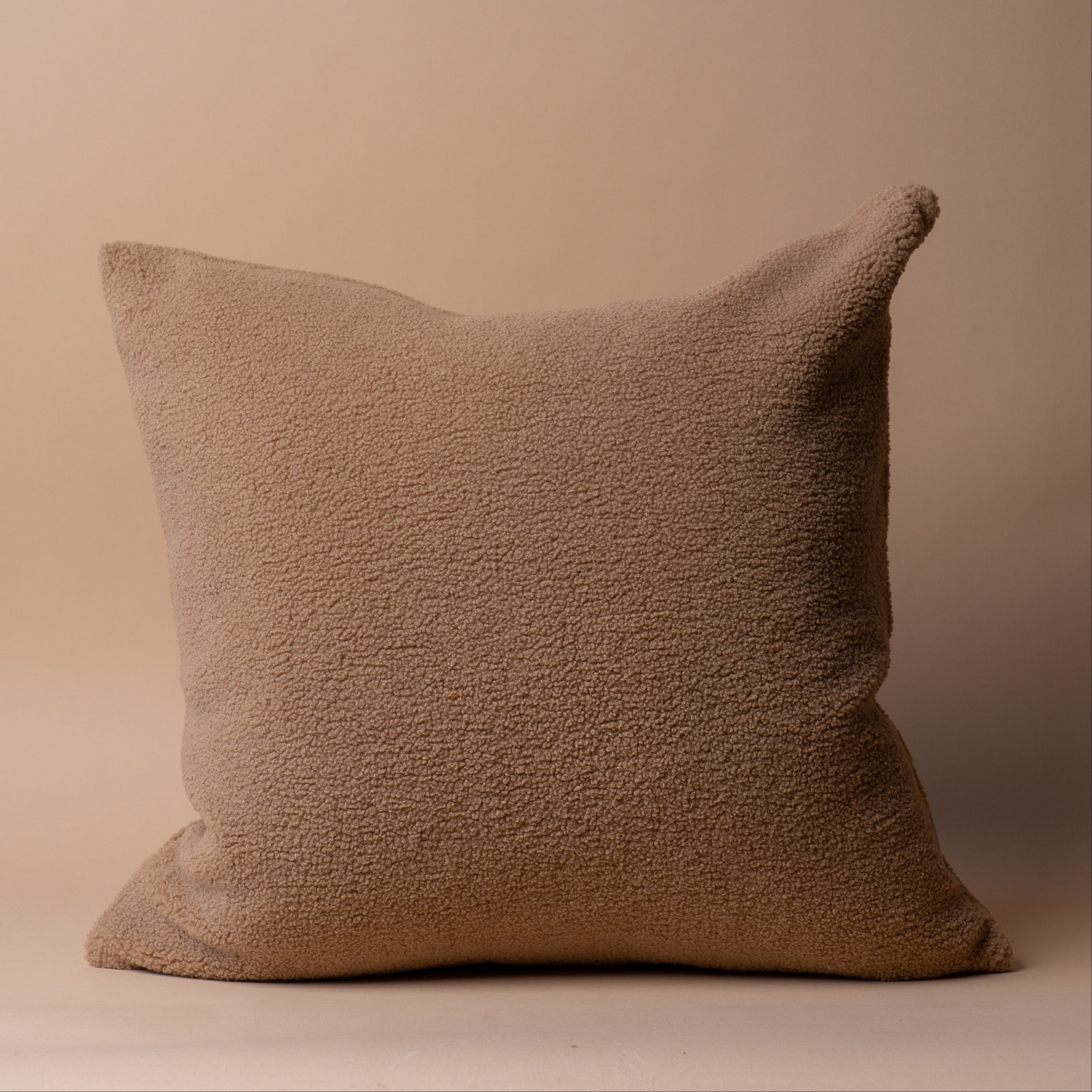 Toffee Sherpa Pillow Cover