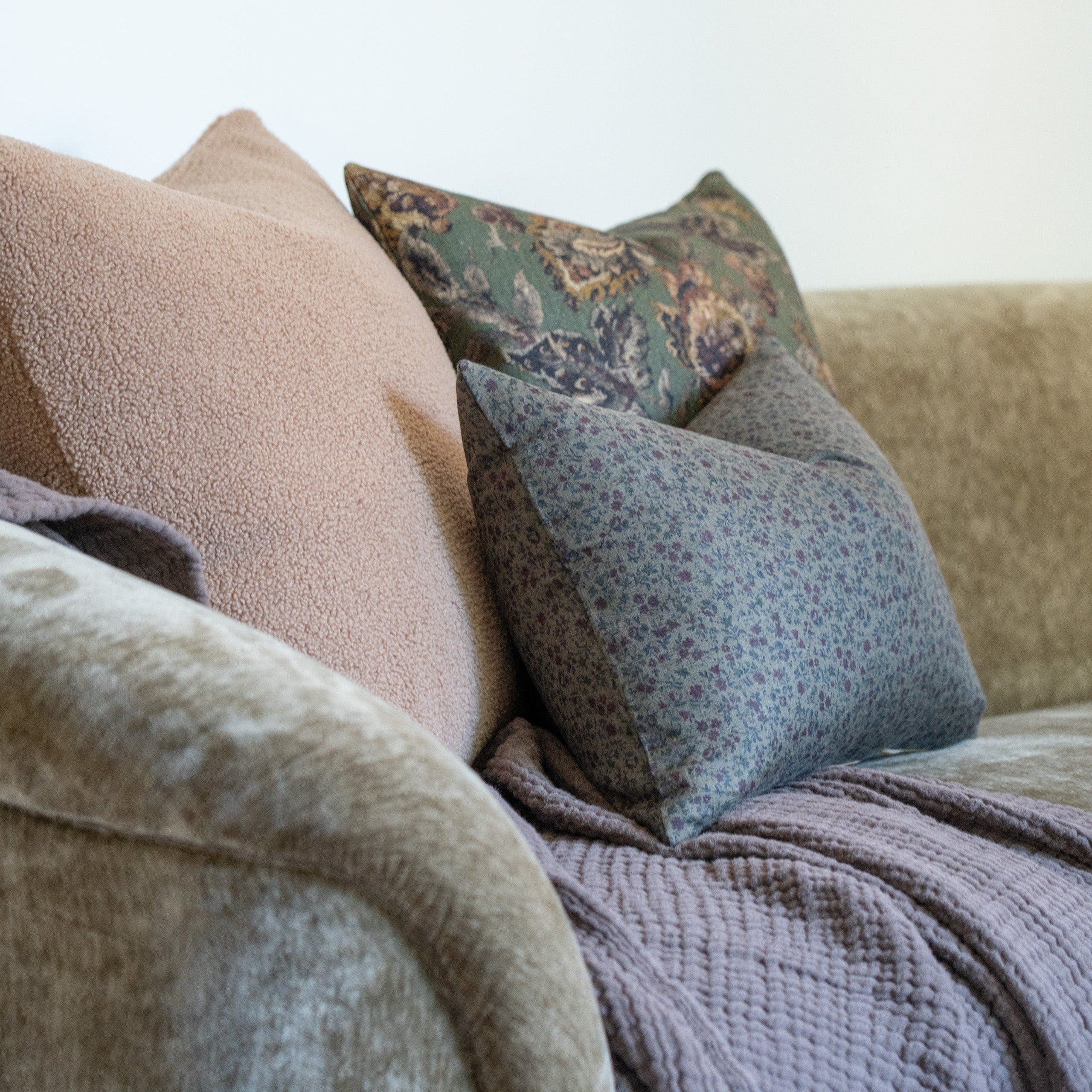 Toffee Sherpa Pillow Cover – view 2