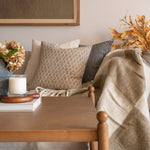 Dolly Block Print Pillow Cover - Double Sided 1 - PILLOWS - block print - neutral ORNA HOUSE