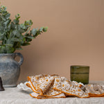 Block Print Cotton Napkins - set of 4 napkin set ORNA HOUSE