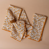 Block Print Cotton Napkins - set of 4 napkin set ORNA HOUSE