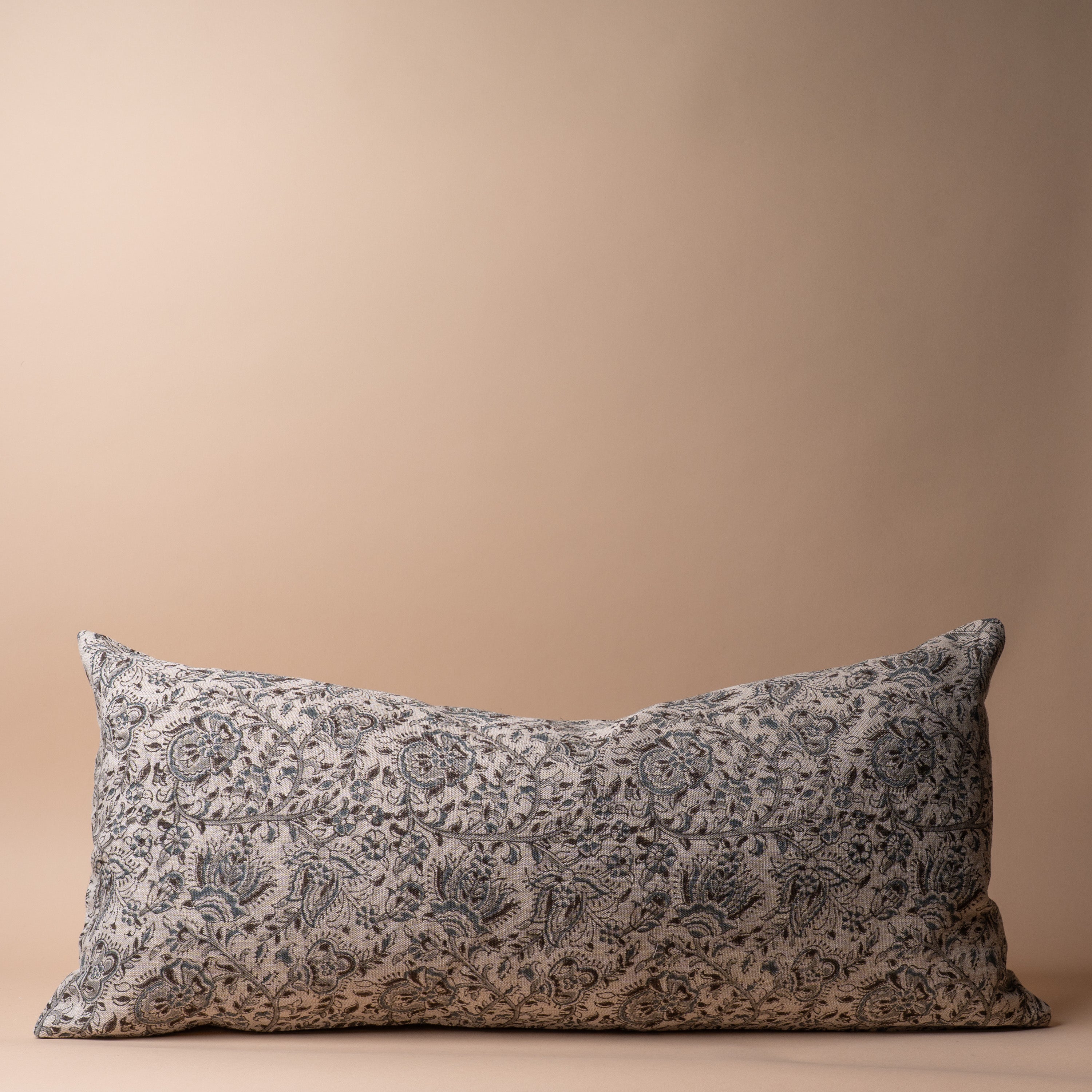 Aubrey Long Lumbar Pillow Cover - Double Sided 3 - PILLOWS - Block print - cool ORNA HOUSE