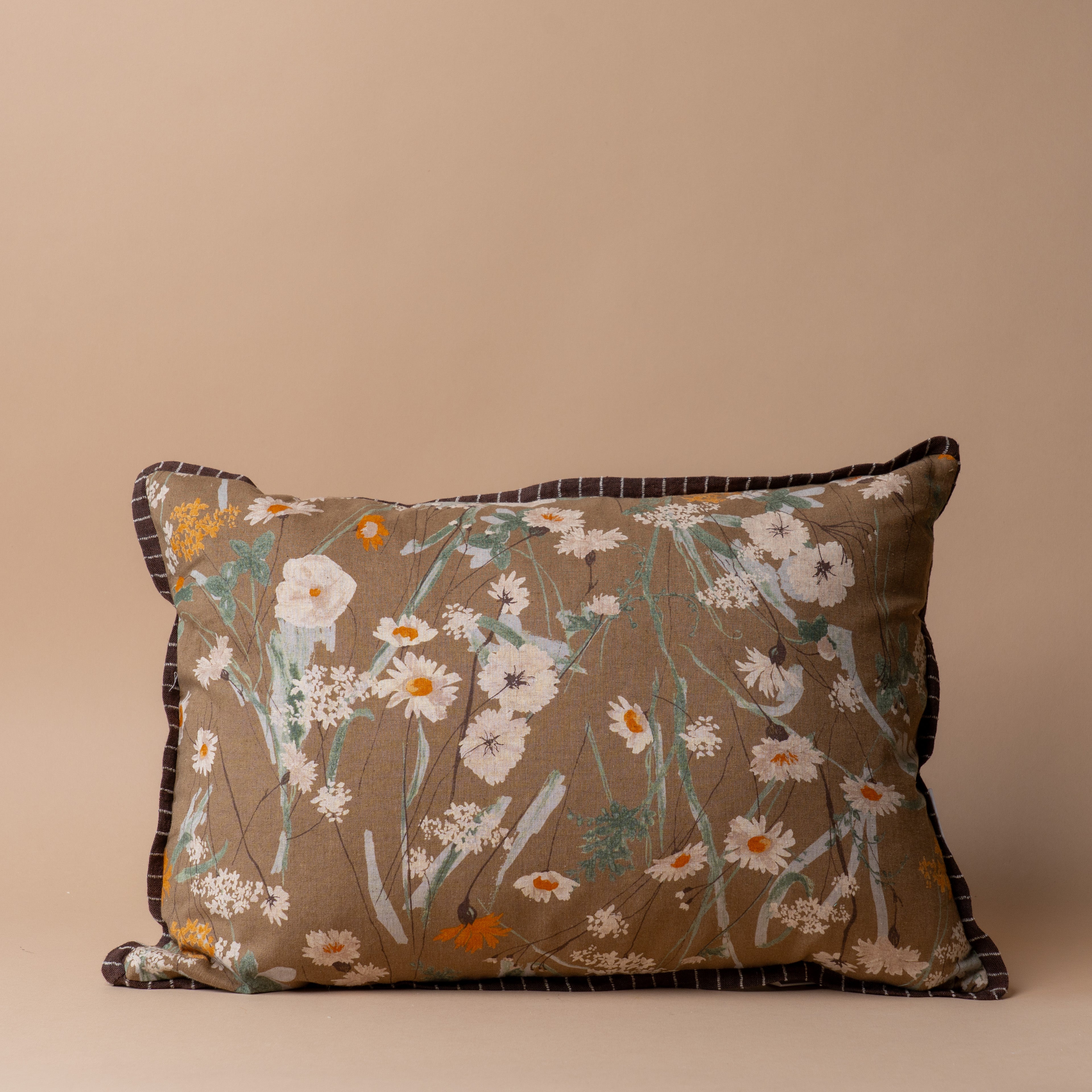 Mackie Pillow Cover 2 - PILLOWS - Linen - warm Rug & Weave Pillows 14" x 20"