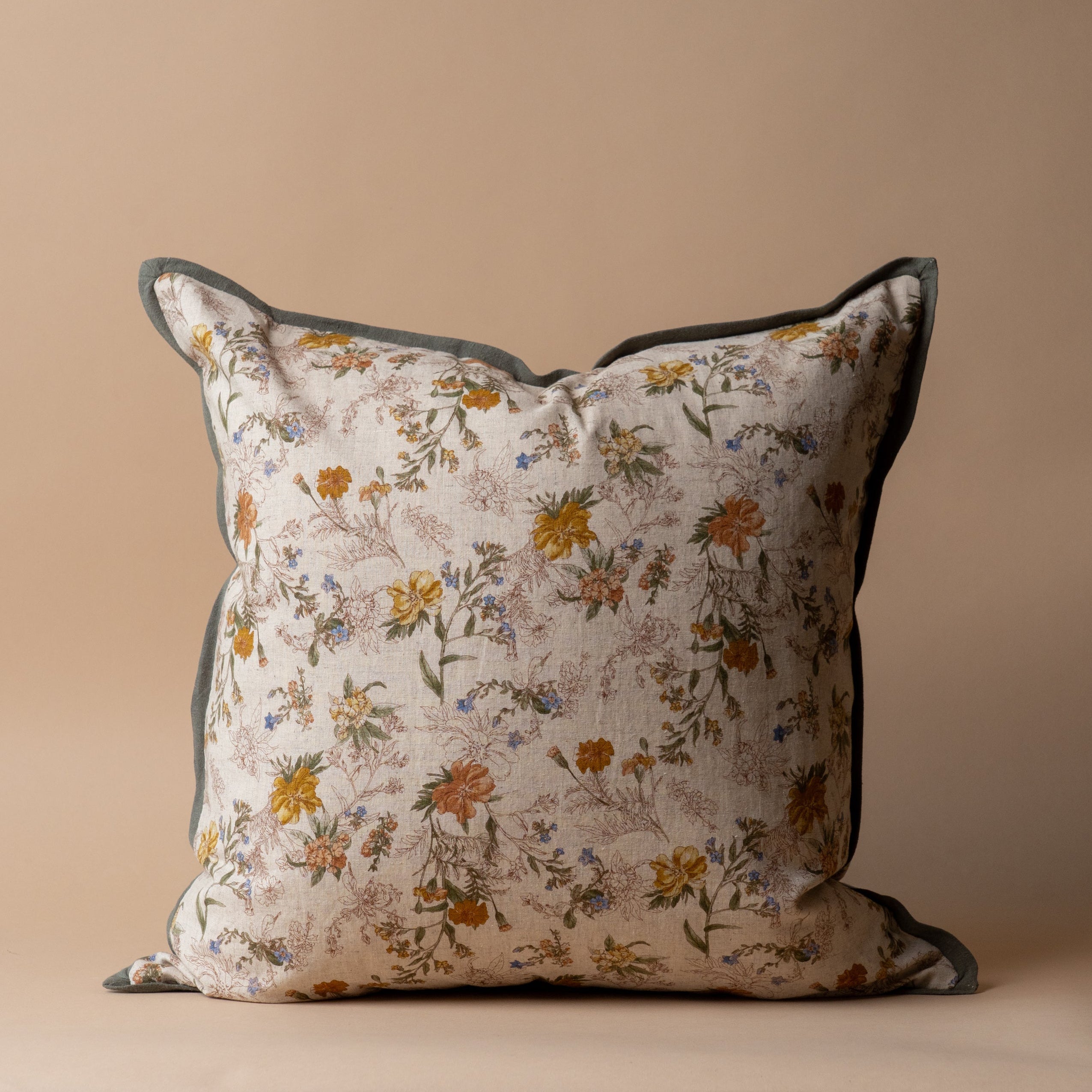 Sophie Pillow Cover 1 - PILLOWS - Linen - neutral Rug & Weave Pillows 20" x 20"